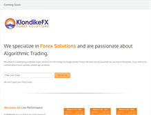 Tablet Screenshot of klondikefx.com